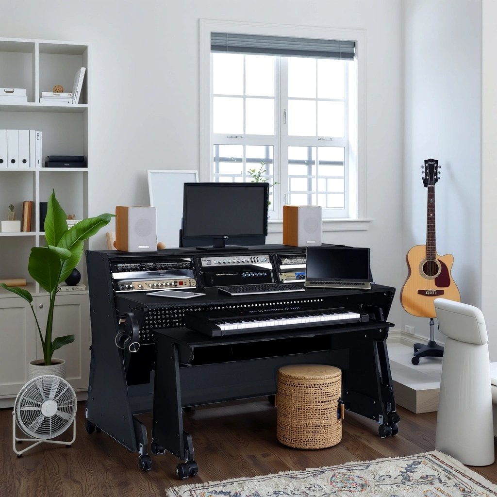 Musiea EX88 Series 88 Keys Music Recording Studio Desk Workstation - Musiea Studio Desks & Workstations