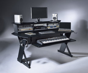 Musiea EX100 Series Music Recording Studio Desk Workstation w/3 x 4U Rack - Musiea Studio Desks & Workstations
