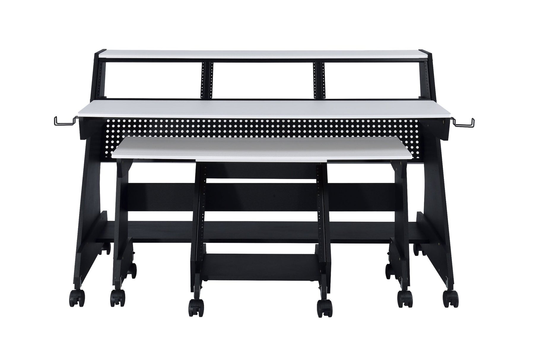 Musiea EX88 Series 88 Keys Pro Music Studio Desk Workstation with Rack Cabinet - Musiea Studio Desks & Workstations