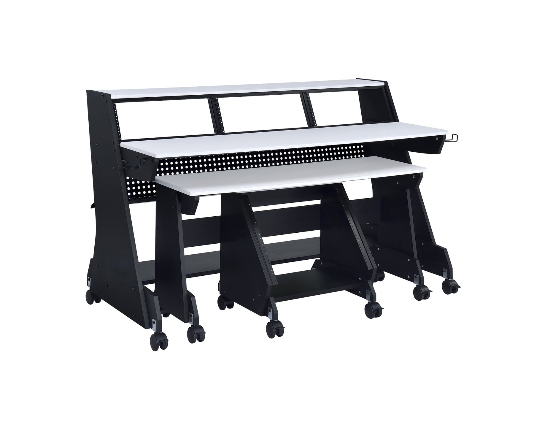 Musiea EX88 Series 88 Keys Pro Music Studio Desk Workstation with Rack Cabinet - Musiea Studio Desks & Workstations