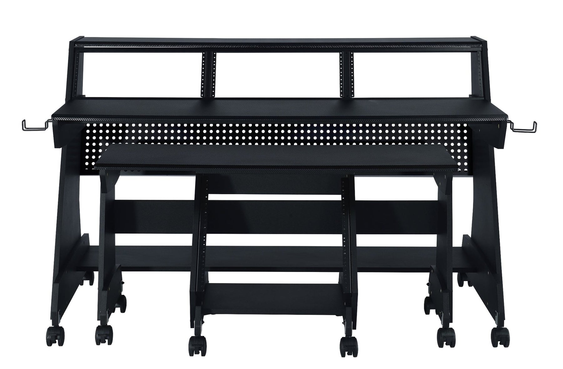 Musiea EX88 Series 88 Keys Pro Music Studio Desk Workstation with Rack Cabinet - Musiea Studio Desks & Workstations