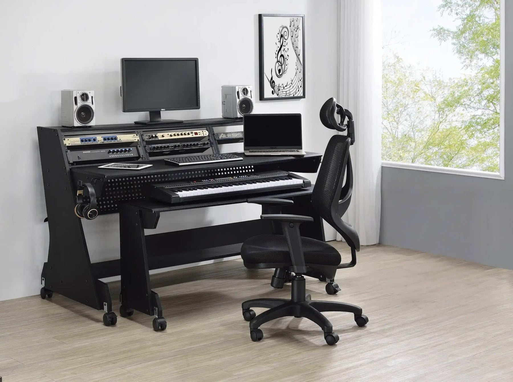 Musiea EX88 Series 88 Keys Music Recording Studio Desk Workstation - Musiea Studio Desks & Workstations