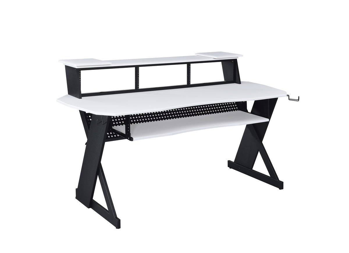 Musiea EX100 Series Music Recording Studio Desk Workstation w/3 x 4U Rack - Musiea Studio Desks & Workstations