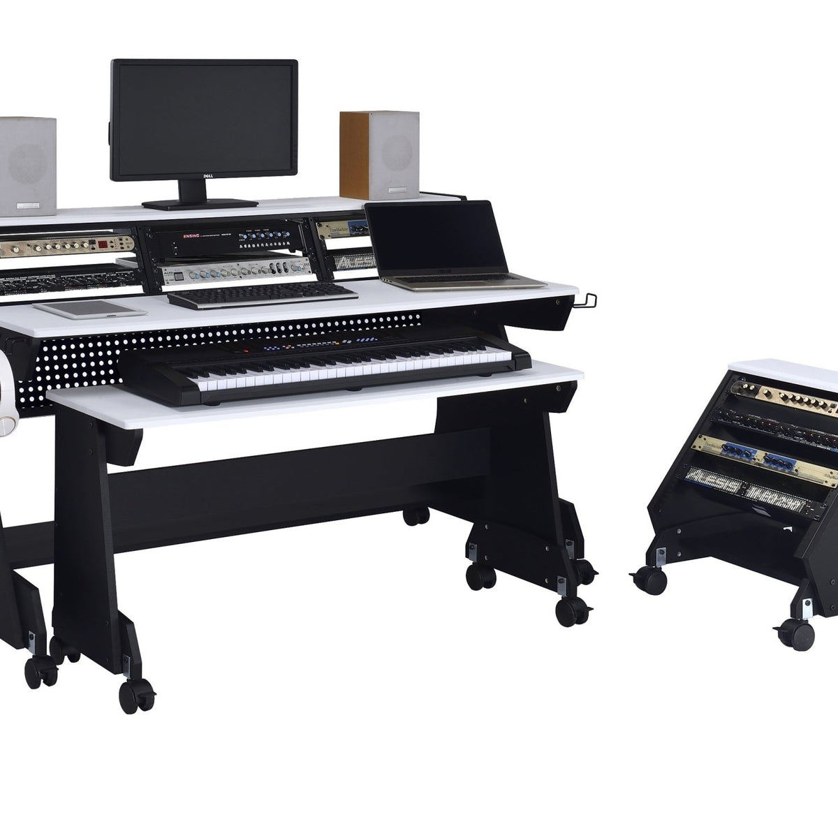 Musiea EX88 Series 88 Keys Pro Music Studio Desk Workstation with Rack