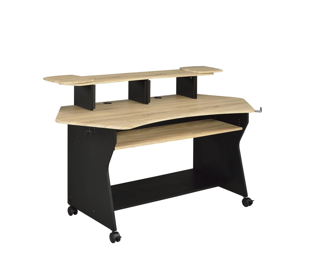 Musiea IM100 Series Music Recording Studio Desk Workstation w/ 2 x 4U Rack - Musiea Studio Desks & Workstations